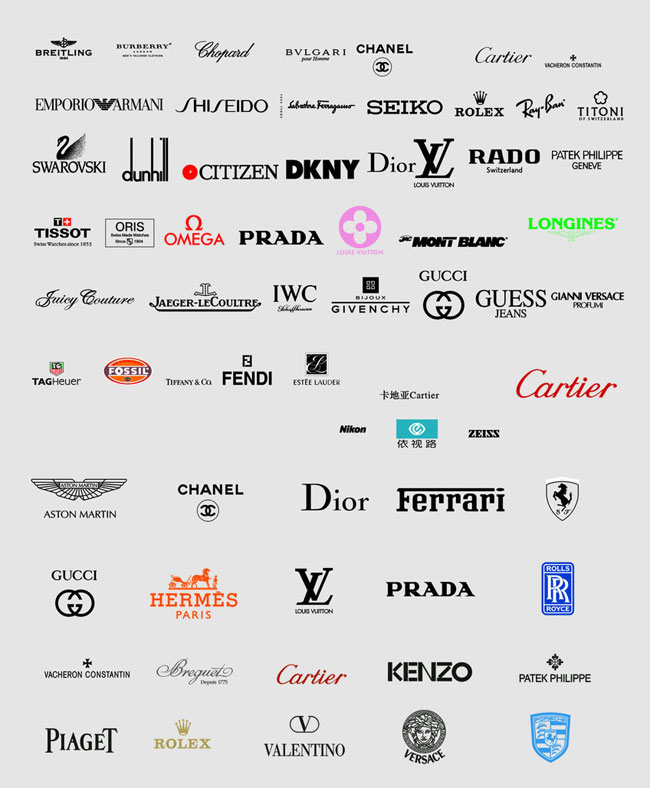 属性:奢侈品logo,奢侈品标志设计,奢侈品vi设计.