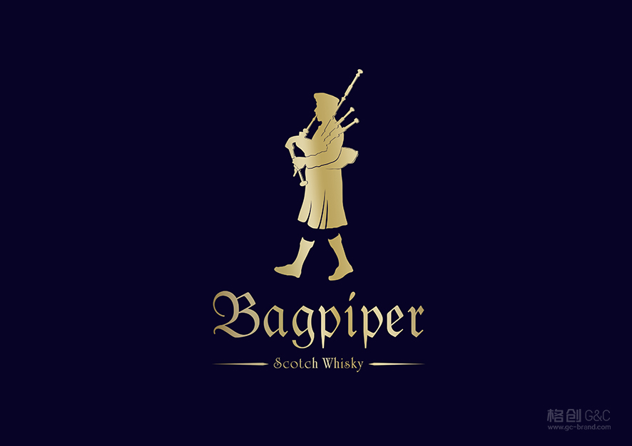 风笛手(bagpiper)威士忌产品包装设计